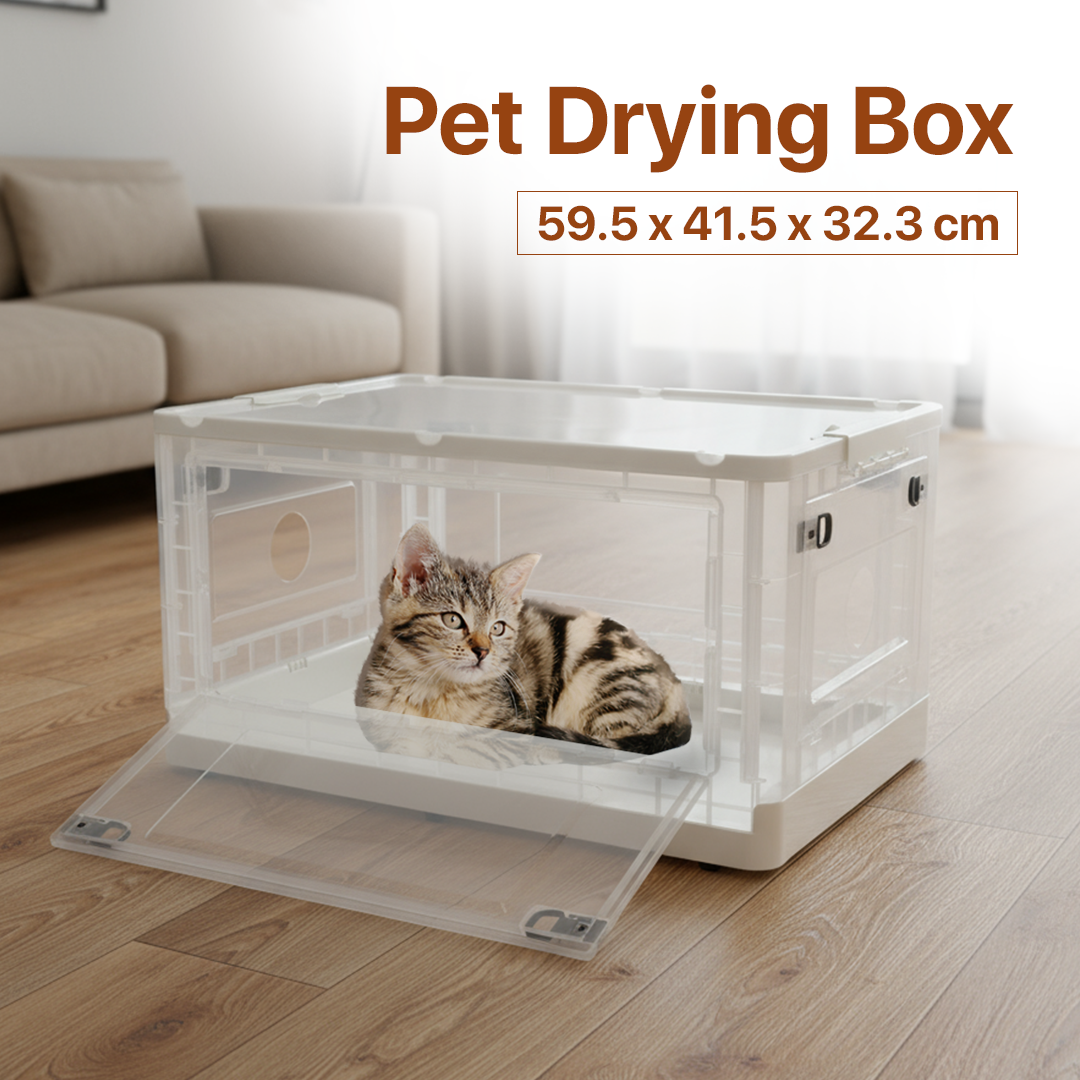 Gambar produk TECHMY Box Pengering Hewan Pet Drying Box Hair Blow Dryer - T100