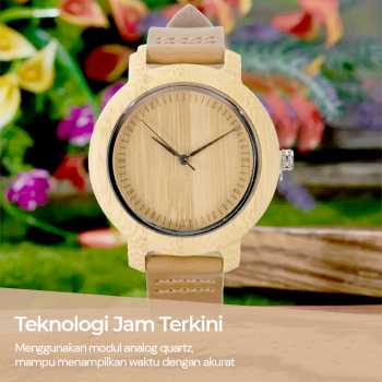 Gambar produk BOBO BIRD Jam Tangan Bambu Analog Wanita - A10