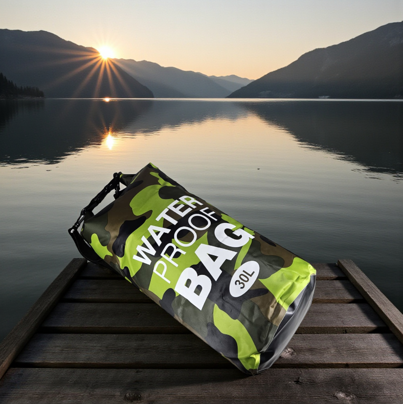 WATORU Tas Penyimpanan Anti Air Debu Outdoor Waterproof Dry Bag 30L - XAZ9 Gambar produk WATORU Tas Penyimpanan Anti Air Debu Outdoor Waterproof Dry Bag 30L - XAZ9