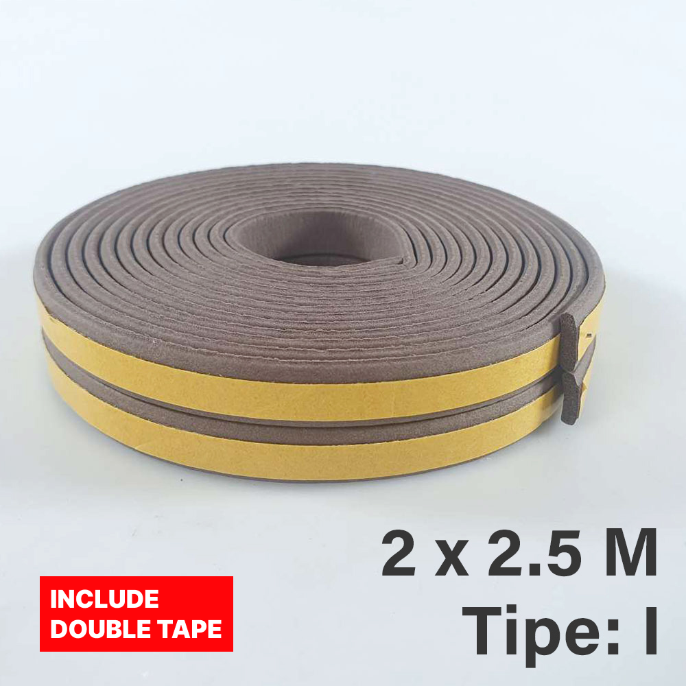 Gambar produk TaffHOME Lis Penutup Celah Pintu Penghalang Debu Door Seal 2x2.5M I - ESPV5