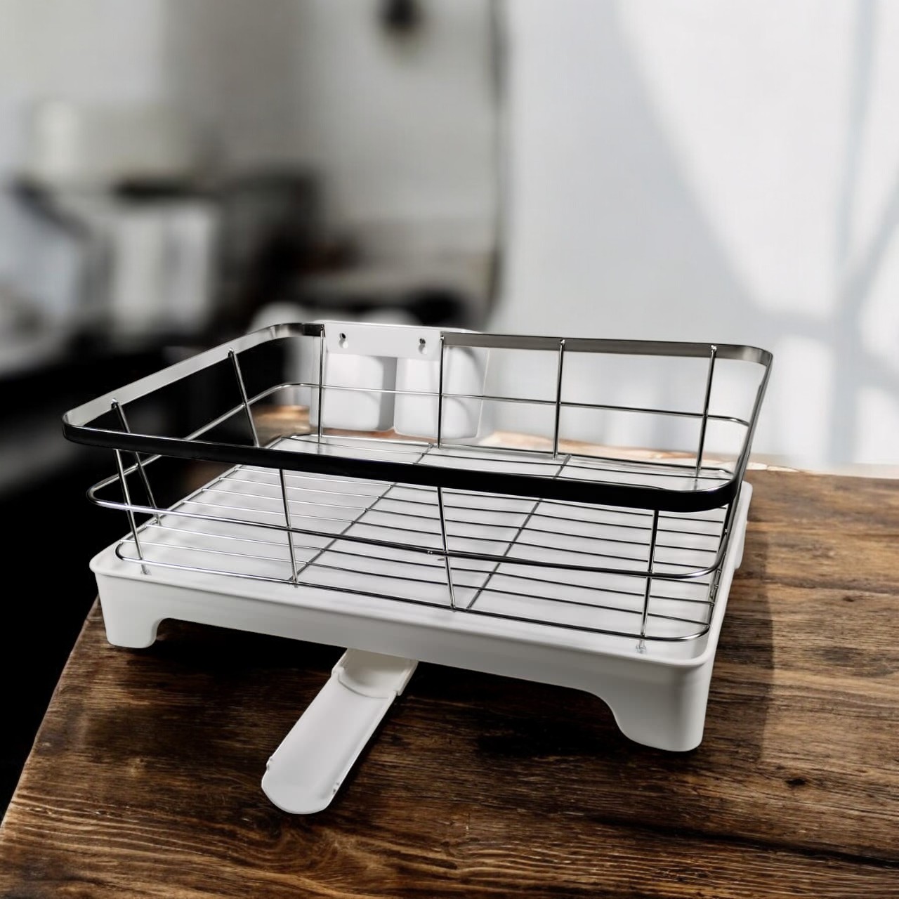 Gambar produk Chosmo Rak Piring Dapur Kitchen Storage Drying Rack Single Layer Big - DR45