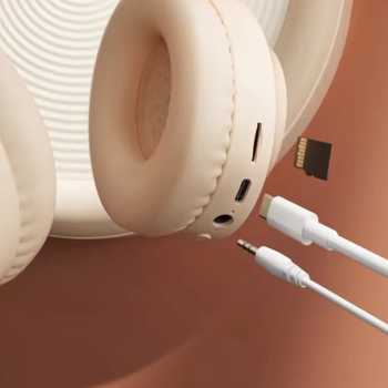 Gambar produk NEWSNR Headphone Bluetooth 5.1 HiFi Noise Reduction TF AUX 150mAh - DR58