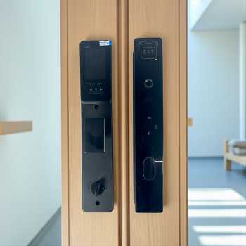 Joneytech Smart Door Lock Fingerprint Face Recognition App Intercom - B01RL-DJ
