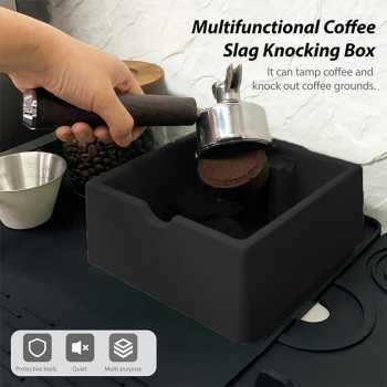 Gambar produk YAJUYI Wadah Ampas Kopi Silikon Espresso Knock Box Storage - YJ-15