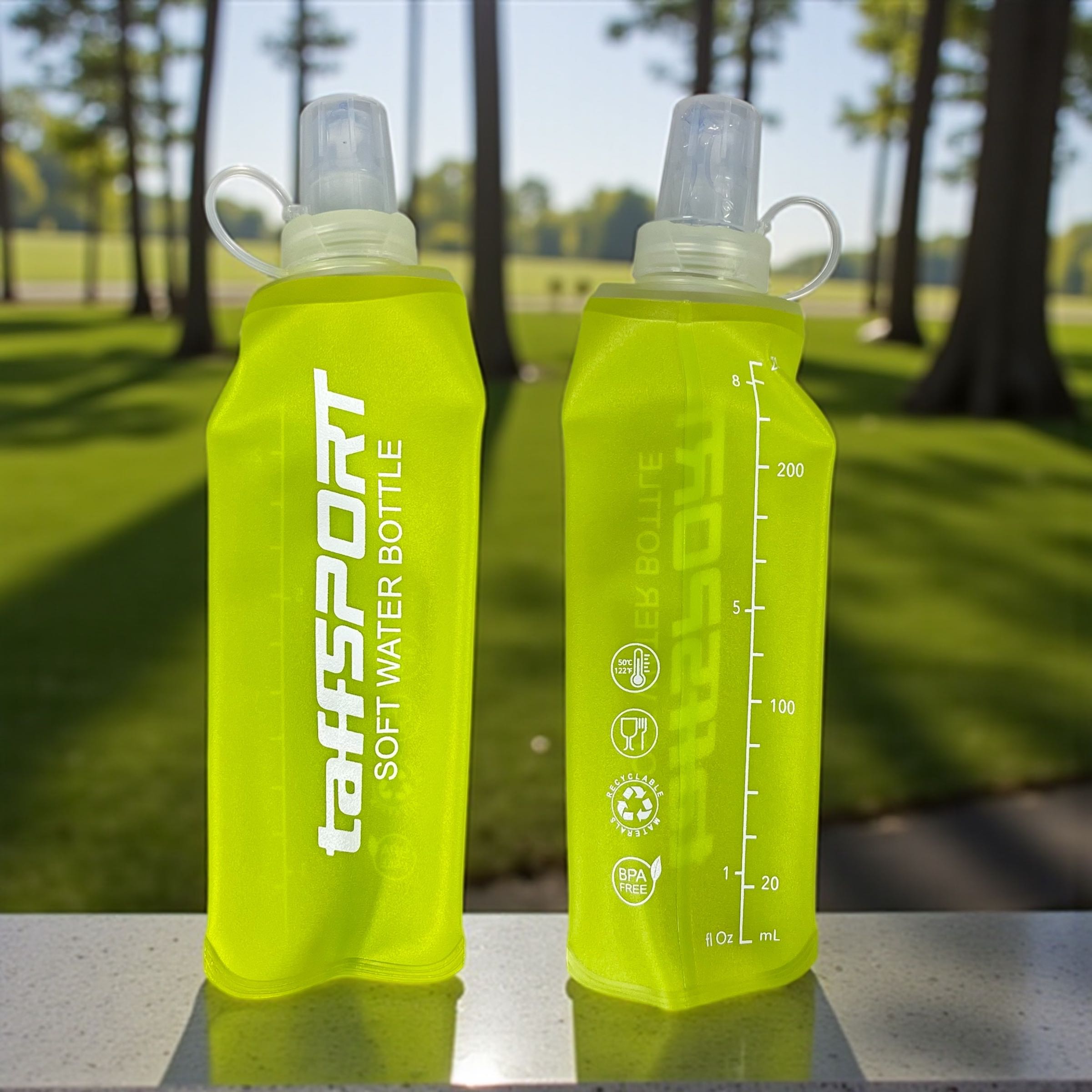 TaffSPORT Botol Minum Soft Flask Foldable Sport Water TPU 250ml - TF-25 Gambar produk TaffSPORT Botol Minum Soft Flask Foldable Sport Water TPU 250ml - TF-25