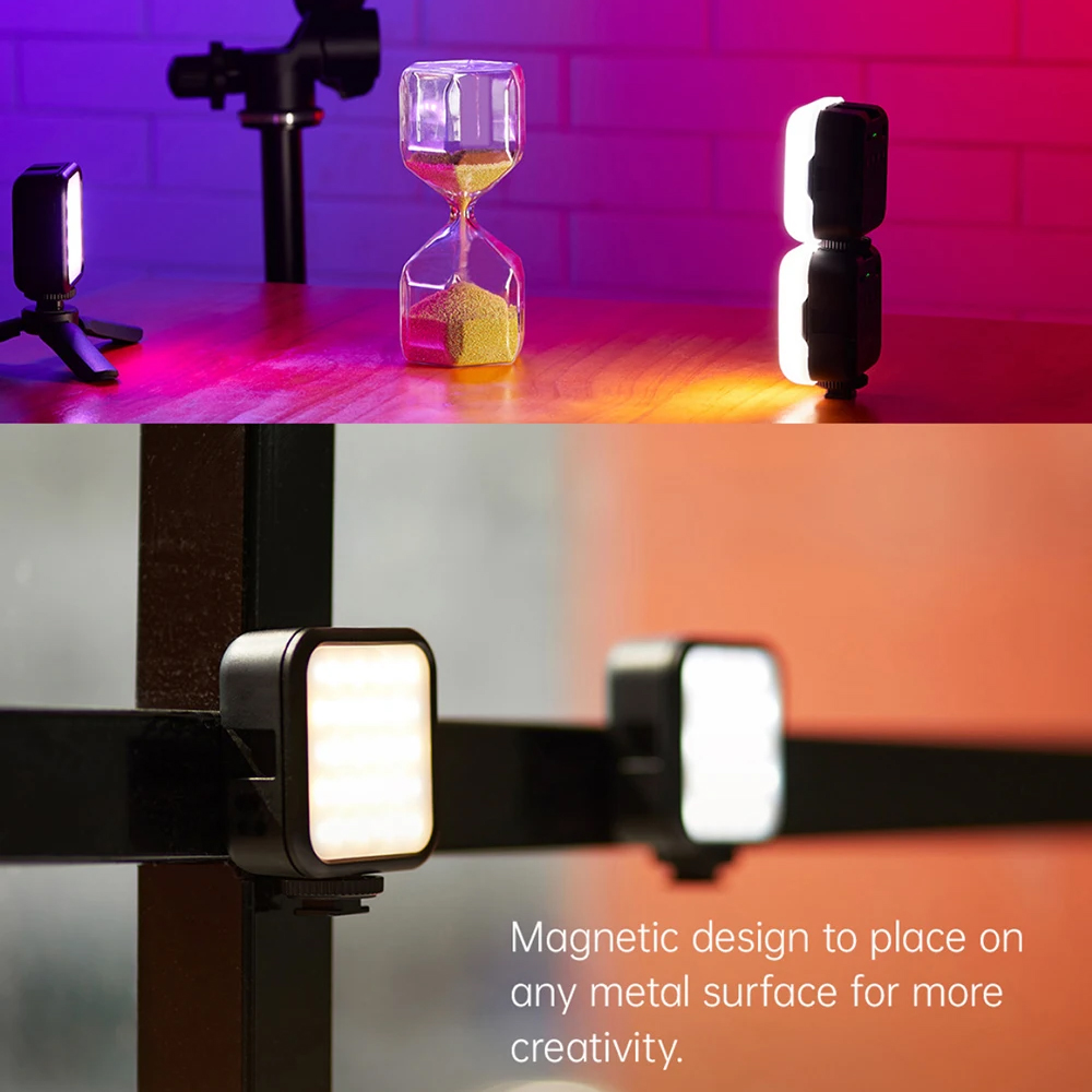Gambar produk Godox Lampu Fill Light LED Magnetic RGBW 3200-6500K 1800mAh 6W - LED6R