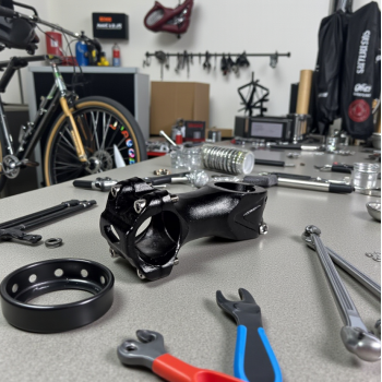 Gambar produk Bicycle Stem Handlebar Setang Batang Sepeda Aluminium Alloy 75mm - SKA-BLI-05