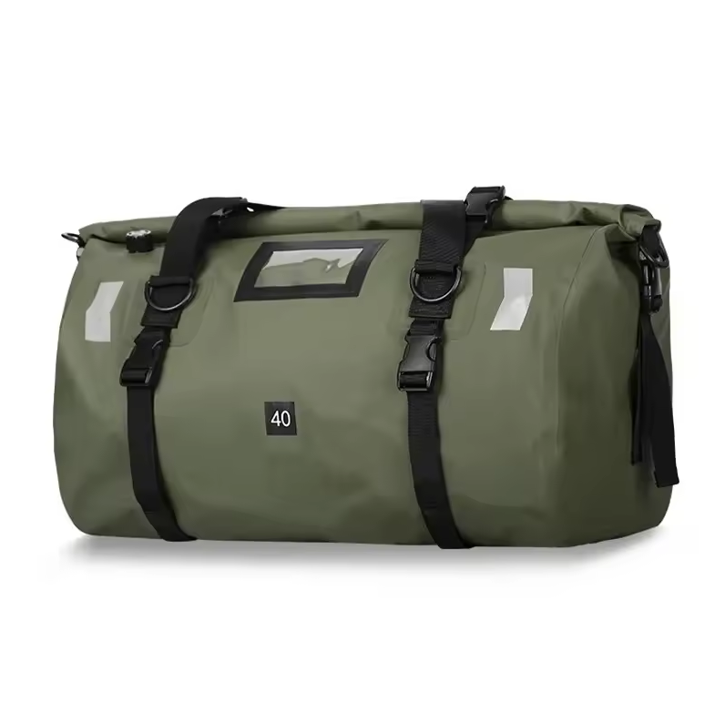 Gambar produk CHINK Tas Motor Touring Back Seat Tail Pannier Bag Waterproof PVC 40L - CH03