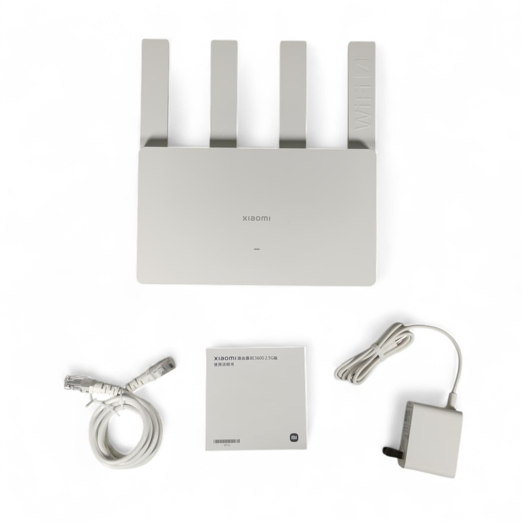 Xiaomi Router WiFi 7 4 Antenna Dual Band Qualcomm 4K QAM OFDMA MLO - BE3600 Gambar produk Xiaomi Router WiFi 7 4 Antenna Dual Band Qualcomm 4K QAM OFDMA MLO - BE3600
