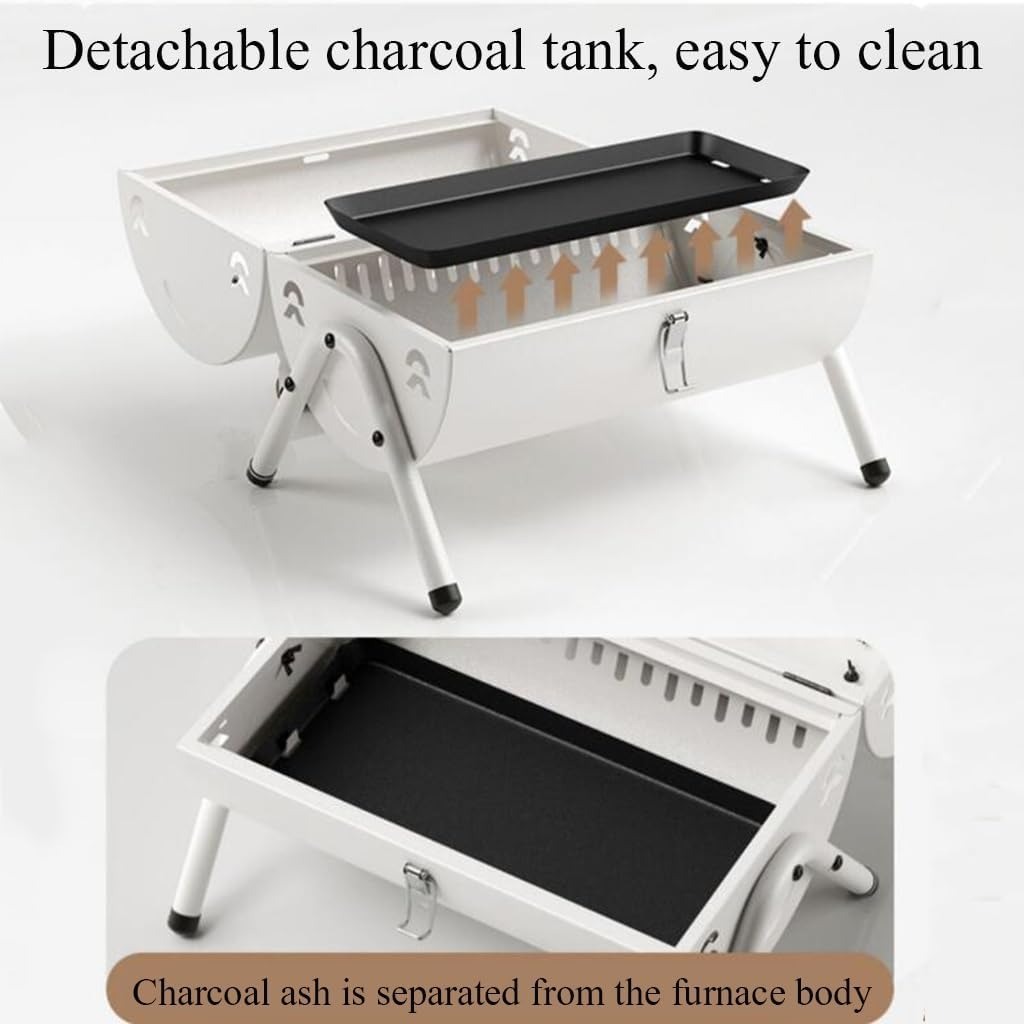 Xbess Alat Panggang Arang Portable BBQ Outdoor Grill Stove with Pan - K-707 Gambar produk Xbess Alat Panggang Arang Portable BBQ Outdoor Grill Stove with Pan - K-707