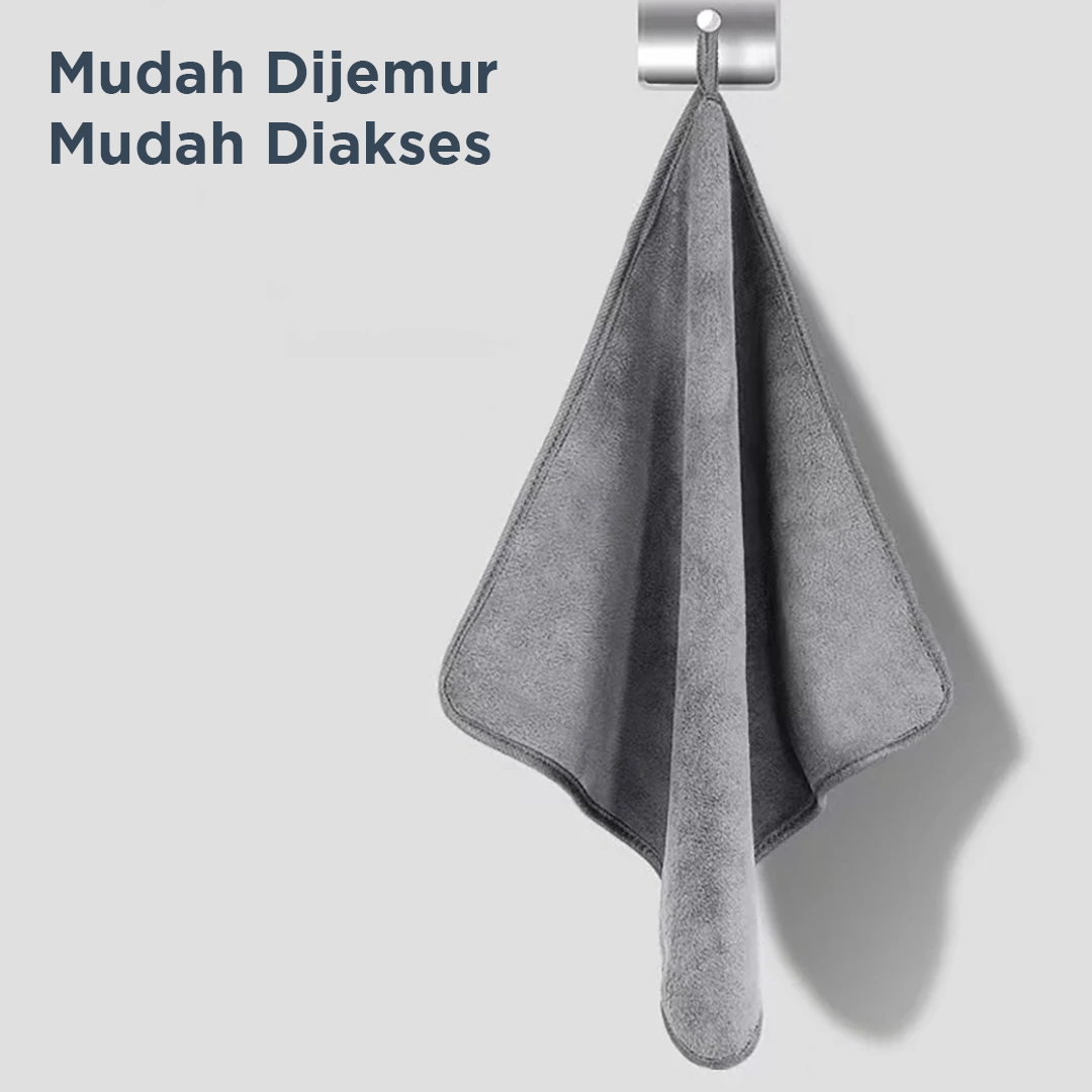 Gambar produk SHUMAI Kain Lap Microfiber Mobil Cleaning Towel Soft High Absorption 30x30cm - SH3