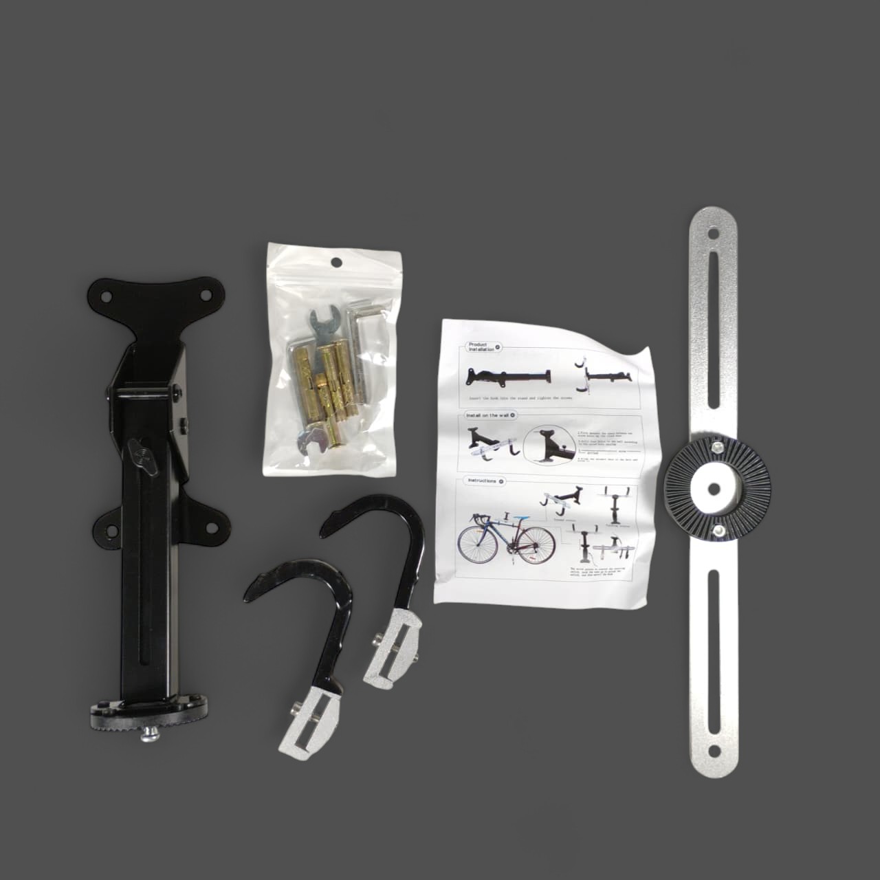 DUUTI Gantungan Dinding Sepeda Bike Wall Hook Hanger - B-3R Gambar produk DUUTI Gantungan Dinding Sepeda Bike Wall Hook Hanger - B-3R