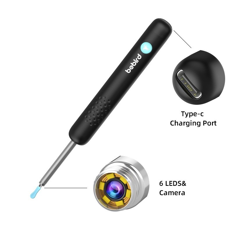 Bebird Kamera Endoskopi Pembersih Telinga Otoskop Ear Pick Endoscope - R1 Gambar produk Bebird Kamera Endoskopi Pembersih Telinga Otoskop Ear Pick Endoscope - R1