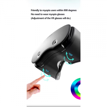 Gambar produk VRG VR Box 3D Giant Screen Virtual Reality Blue Light Glasses - Pro-X7