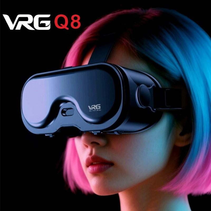 Gambar produk VRG VR Box 3D Virtual Reality Glasses Adjustable Panoramic AR Blu-ray - Q8
