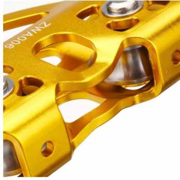 Gambar produk TaffSPORT Double Pulley Tandem Zipline Smooth Surface Aluminium 30kN - ZWA006