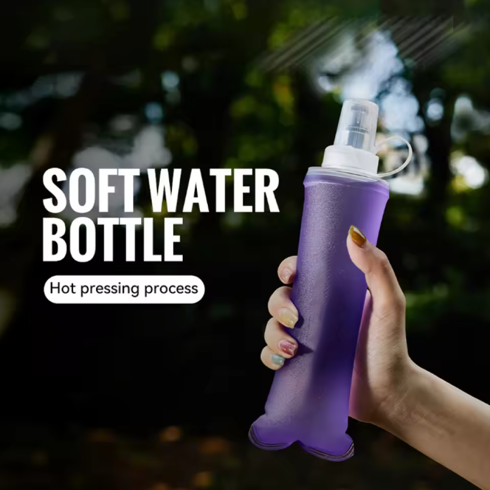 TaffSPORT Botol Minum Soft Flask Foldable Sport Water TPU 250ml - TF-25 Gambar produk TaffSPORT Botol Minum Soft Flask Foldable Sport Water TPU 250ml - TF-25