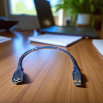 Gambar produk ROBOTSKY Kabel USB Extension Cable 2.0 AM AF 29cm - A13