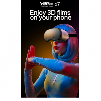 Gambar produk VRG VR Box 3D Giant Screen Virtual Reality Blue Light Glasses - Pro-X7