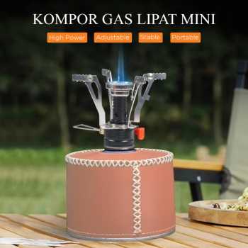Gambar produk LIXADA Kompor Gas Portable Mini Lipat Outdoor Ultralight Camping Stove - SL-0102