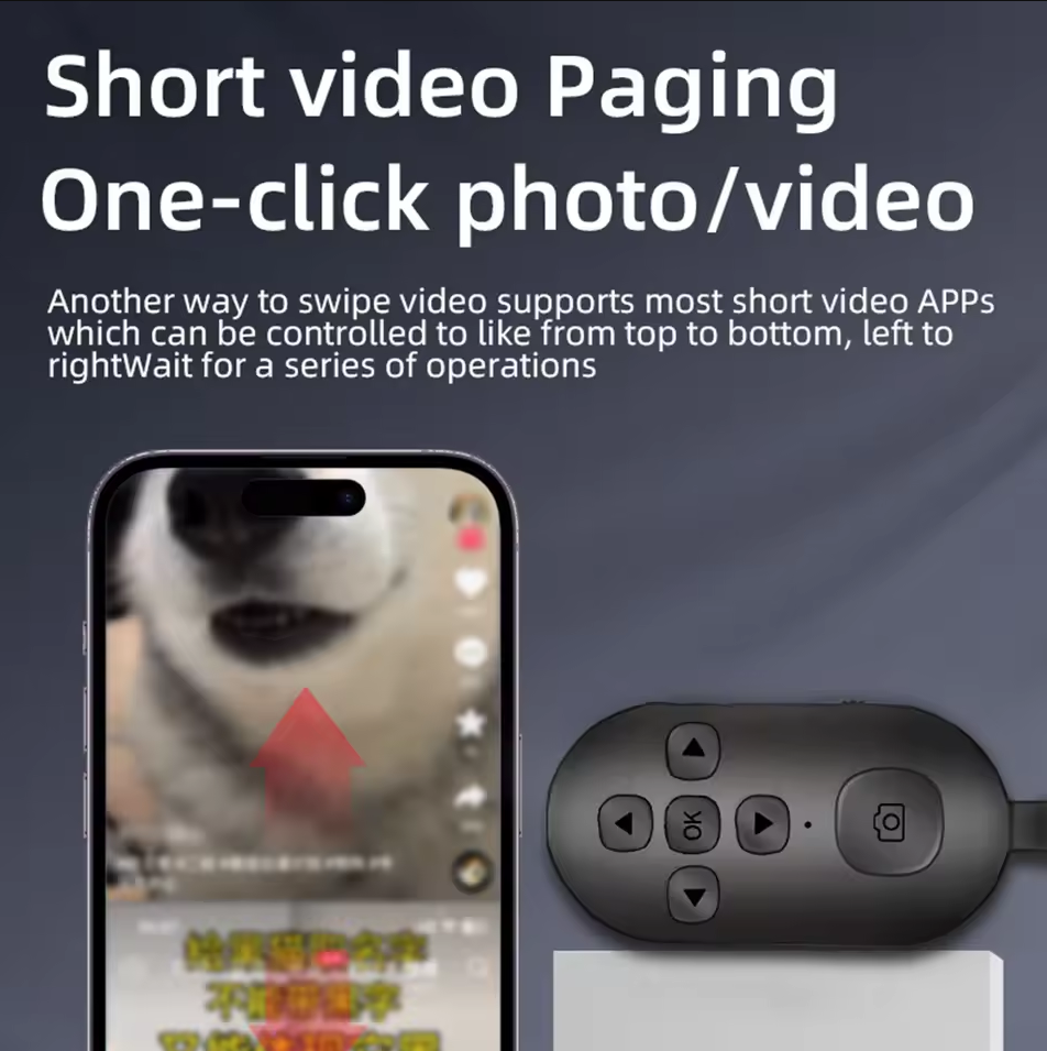 INBEX Remot Selfie Kamera Smartphone Shutter 7 Buttons Bluetooth 5.0 - AY05 Gambar produk INBEX Remot Selfie Kamera Smartphone Shutter 7 Buttons Bluetooth 5.0 - AY05