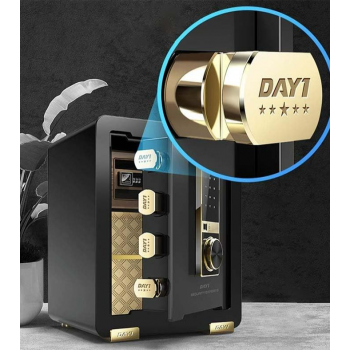 Gambar produk DAY1 Kotak Brankas Dokumen Safe Deposit Box Password Key 38x31x45cm - DA01