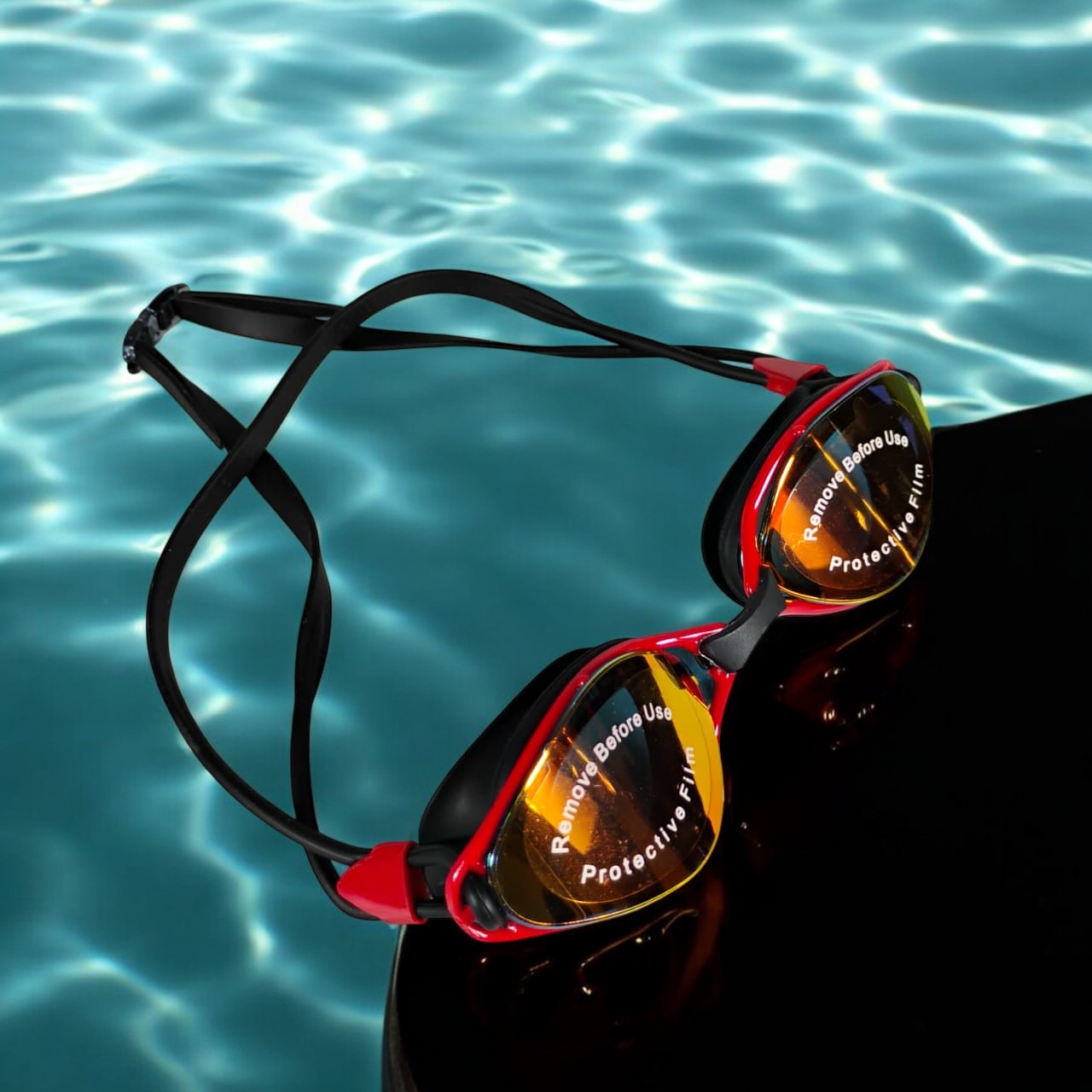 Gambar produk TaffSPORT Kacamata Renang Anti Fog UV Protection - GOG-3550