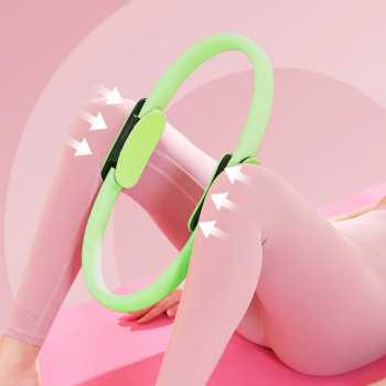 YIWU Magic Ring Resistance Pilates Circle Yoga Fitness 36cm - YW219 Gambar produk YIWU Magic Ring Resistance Pilates Circle Yoga Fitness 36cm - YW219