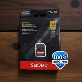 SanDisk Extreme PRO SDXC/HC UHS-I Card U3 V30 100MB/s 200MB/s