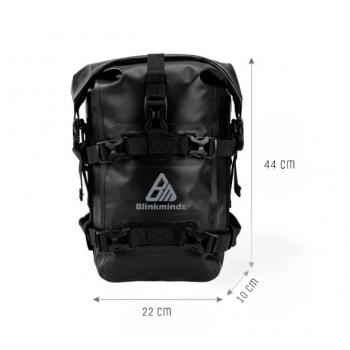 Blinkminds Tas Motor Touring Side Bumper Pannier Bag Waterproof 8L - BM07 Gambar produk Blinkminds Tas Motor Touring Side Bumper Pannier Bag Waterproof 8L - BM07