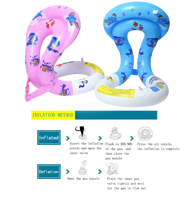 Gambar produk LEYOUME Pelampung Renang Anak Kids Inflatable Swimming Jacket 40x33cm - FY081