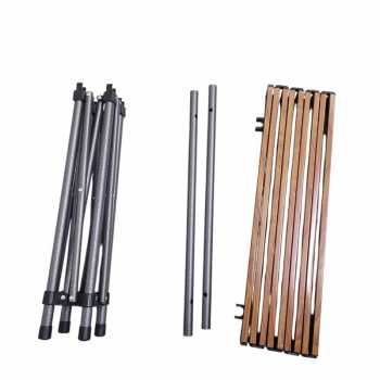 Gambar produk TaffSPORT Meja Lipat Piknik Portable Foldable Camping Table with Bag 53x51x50cm - AF59