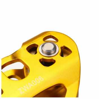 Gambar produk TaffSPORT Double Pulley Tandem Zipline Smooth Surface Aluminium 30kN - ZWA006