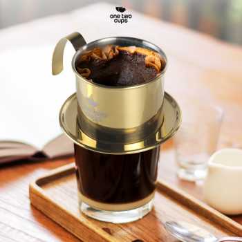 One Two Cups Vietnam Drip Coffee Filter Saringan Kopi Sekrup 120ml - PF-304 Gambar produk One Two Cups Vietnam Drip Coffee Filter Saringan Kopi Sekrup 120ml - PF-304