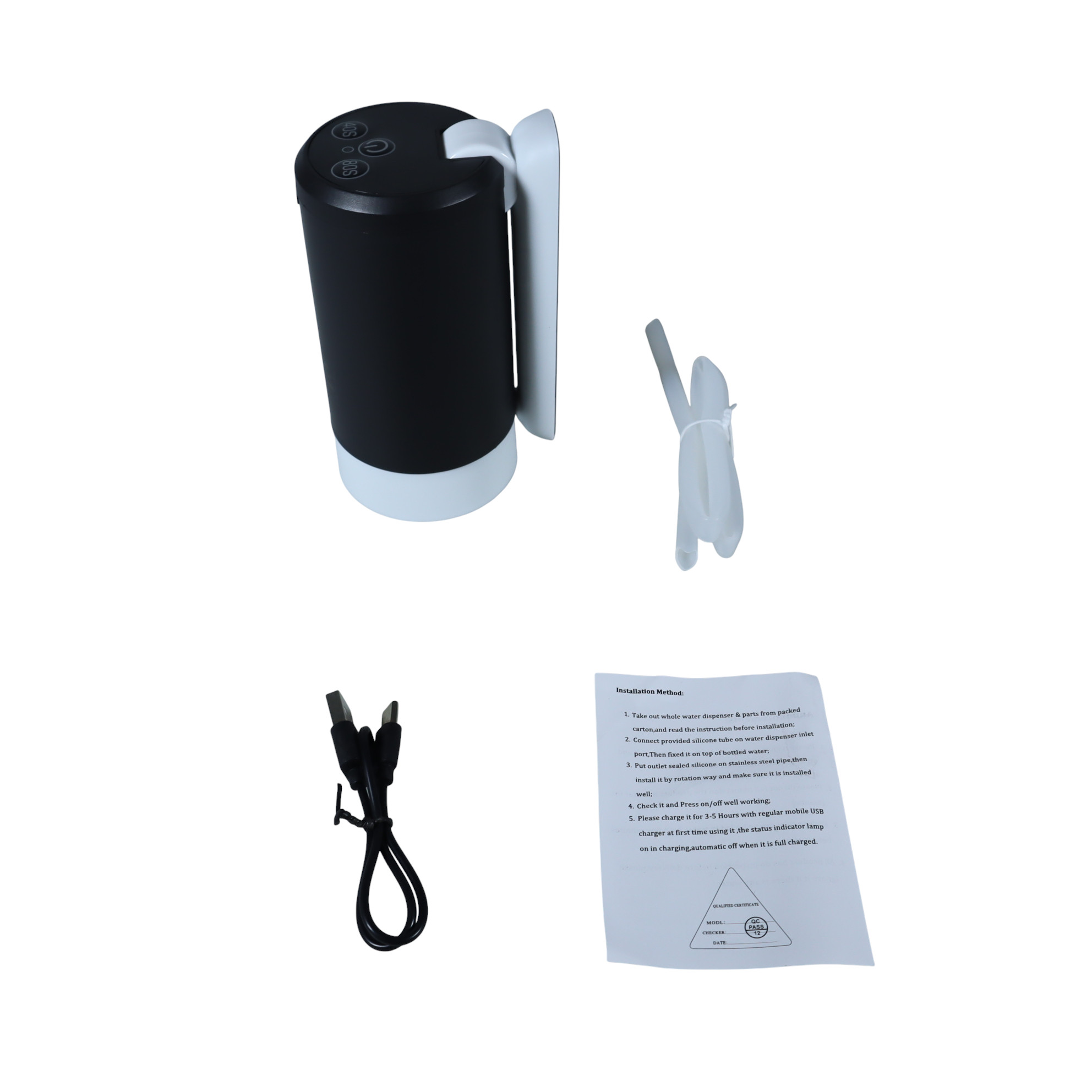 Gambar produk HAOYUNMA Pompa Air Galon Elektrik Three Key Foldable 1200mAh - K1