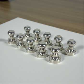 Gambar produk KELEIN Gantungan Magnet Push Pin Thumbtacks Refrigerator N35 10 PCS 16mm - K38