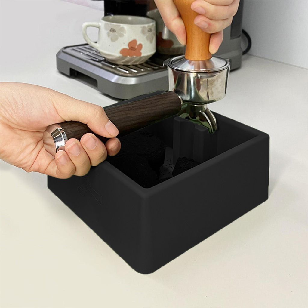 YAJUYI Wadah Ampas Kopi Silikon Espresso Knock Box Storage - YJ-15 Gambar produk YAJUYI Wadah Ampas Kopi Silikon Espresso Knock Box Storage - YJ-15