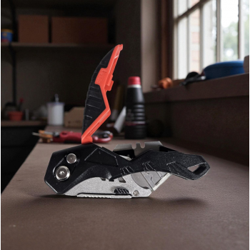 Gambar produk AIRAJ Pisau Cutter Lipat Folding Utility Knife Angle Adjustable 18mm - 1358