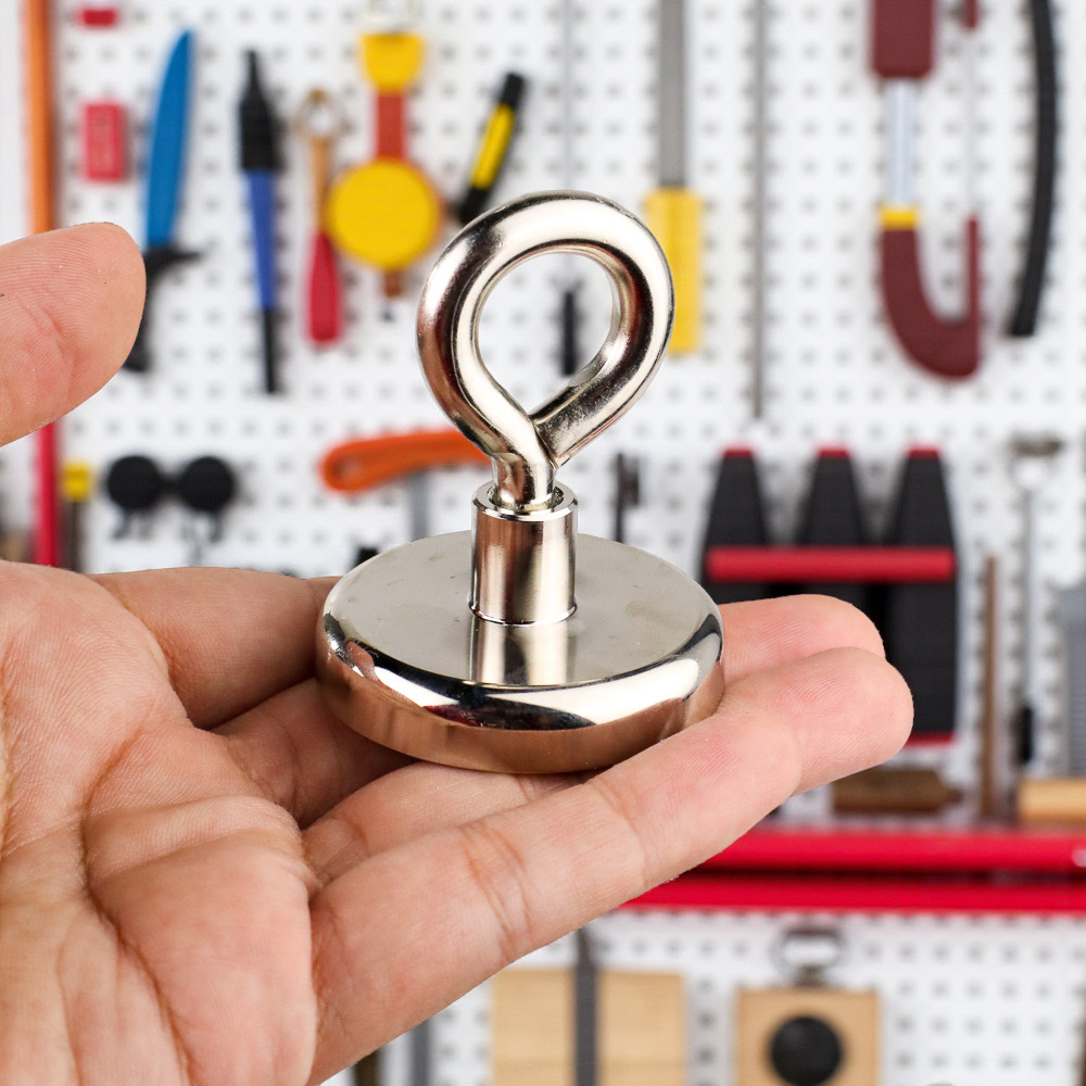 Gambar produk Taffware Strong Neodymium Magnet Model Bulat 48mm 85-90kg - TN6