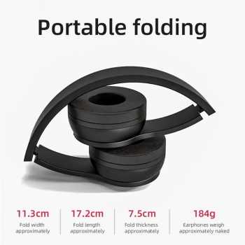 Gambar produk Briame Headphone Bluetooth 5.1 HiFi Noise Reduction TF AUX 150mAh - P47