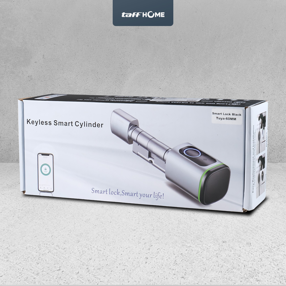 Gambar produk TaffHOME Smart Door Lock Fingerprint Bluetooth Card Alarm Tuya Smart - S1-B60