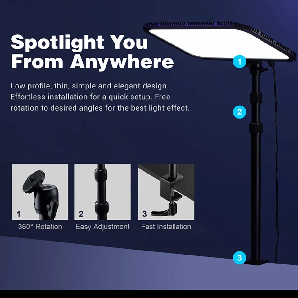 Gambar produk Godox Lampu Fill Light E-Sport LED 3in1 Color Adjustable with APP - ES45