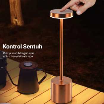 Gambar produk TaffLED Lampu Meja Hias Touch LED USB Rechargeable 3in1 1800mAh - P340