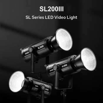 Godox Lampu Studio LED Fill Light 2.4G Wireless Bowens 5600K 200W - SL200III