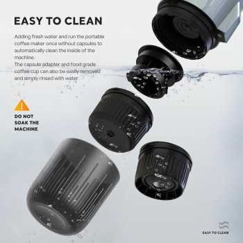 Gambar produk iCafilas Capadeli Nanopresso Coffee Maker Portable 3in1 7800mAh 19 Bar - ME2409