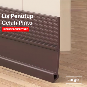 Gambar produk TFAAI Lis Penutup Celah Pintu Penghalang Debu Door Bottom Seal 1M Large - TF1