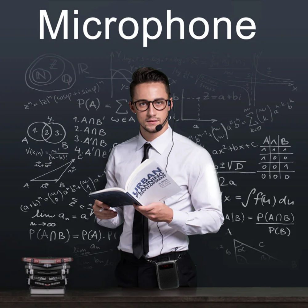 Little Bee Speaker Pinggang Bluetooth Voice Amplifier LED Wired 3W - YW-168U Gambar produk Little Bee Speaker Pinggang Bluetooth Voice Amplifier LED Wired 3W - YW-168U