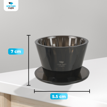 One Two Cups V60 Coffee Dripper Alat Seduh Kopi Manual Plastik 1-2 Cup - B75 Gambar produk One Two Cups V60 Coffee Dripper Alat Seduh Kopi Manual Plastik 1-2 Cup - B75