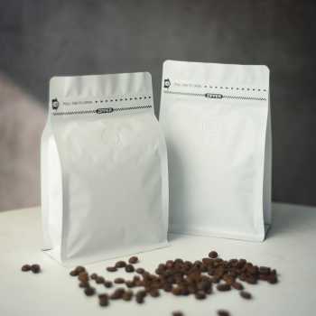 Gambar produk KOFE Kemasan Kopi Standing Pouch Ziplock Flat Bottom with Valve 10 PCS 125g - KF-10