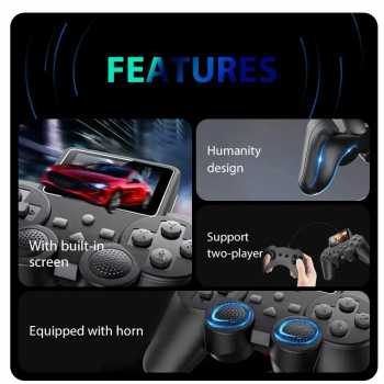 Gambar produk WCX Retro Joystick Portable Controller 520 Game 2.4 Inch 128MB RAM - S10